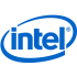Logotipo Intel azul com fundo transparente